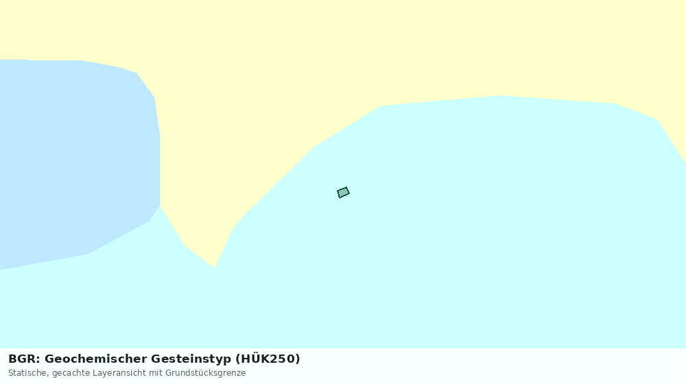 Statische Kartenansicht: BGR: Geochemischer Gesteinstyp (HÜK250)