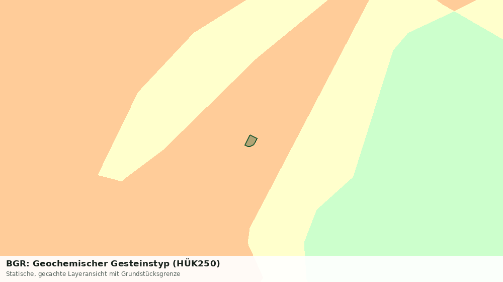 Statische Kartenansicht: BGR: Geochemischer Gesteinstyp (HÜK250)