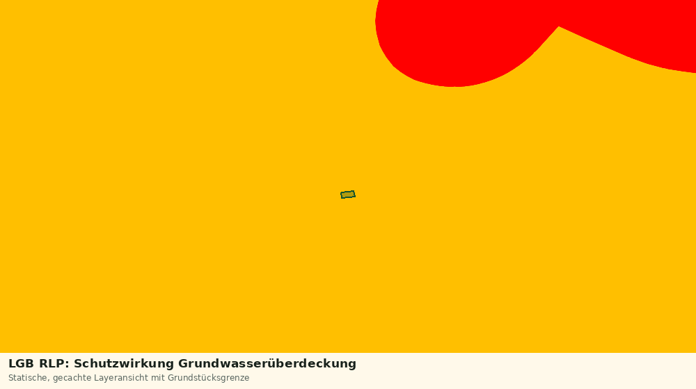 Statische Kartenansicht: LGB RLP: Schutzwirkung Grundwasserüberdeckung
