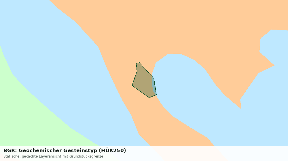 Statische Kartenansicht: BGR: Geochemischer Gesteinstyp (HÜK250)