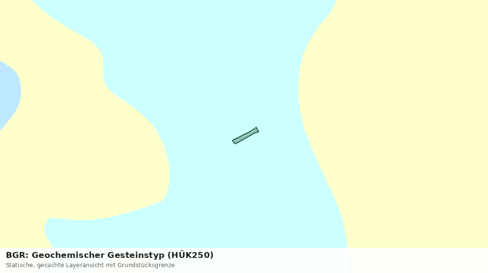 Statische Kartenansicht: BGR: Geochemischer Gesteinstyp (HÜK250)