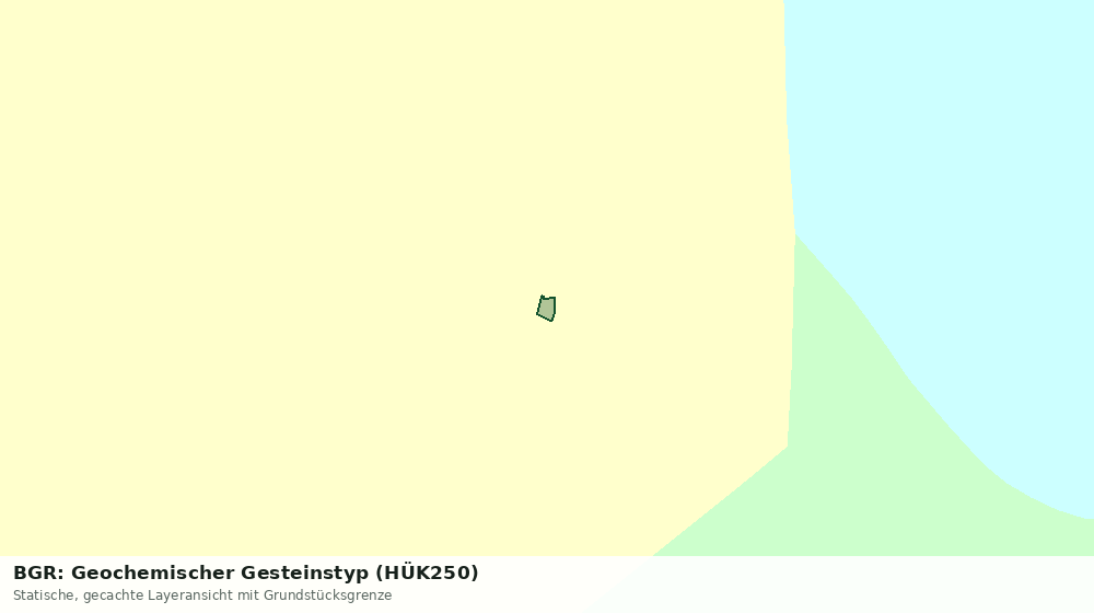 Statische Kartenansicht: BGR: Geochemischer Gesteinstyp (HÜK250)