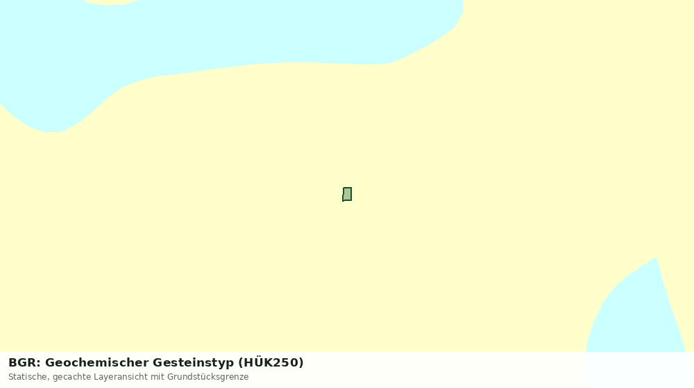 Statische Kartenansicht: BGR: Geochemischer Gesteinstyp (HÜK250)