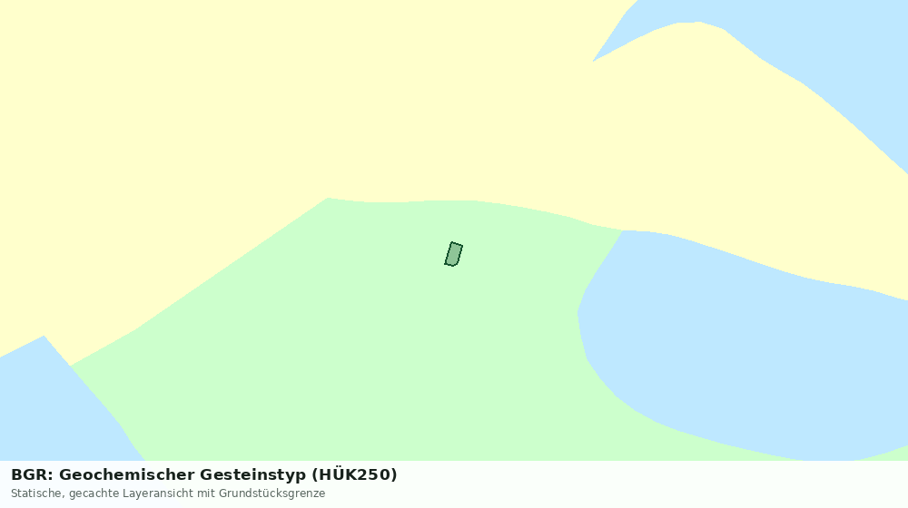Statische Kartenansicht: BGR: Geochemischer Gesteinstyp (HÜK250)