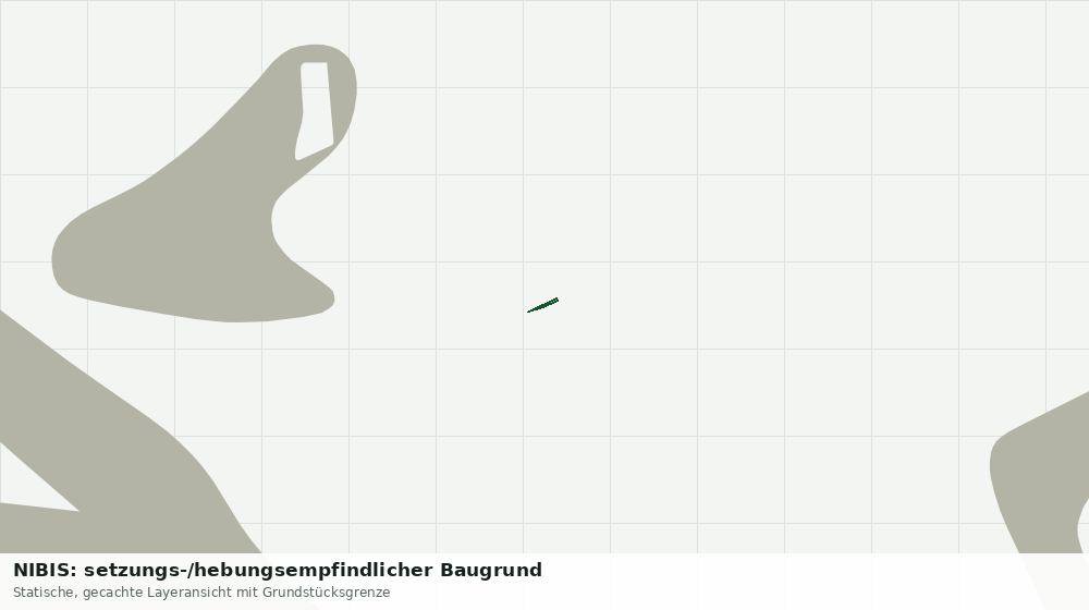 Statische Kartenansicht: NIBIS: setzungs-/hebungsempfindlicher Baugrund
