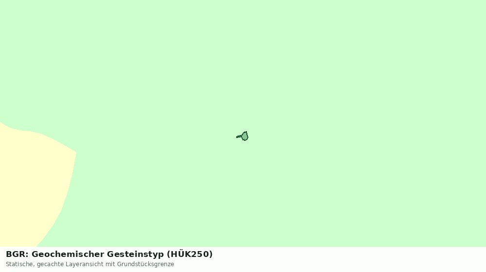 Statische Kartenansicht: BGR: Geochemischer Gesteinstyp (HÜK250)
