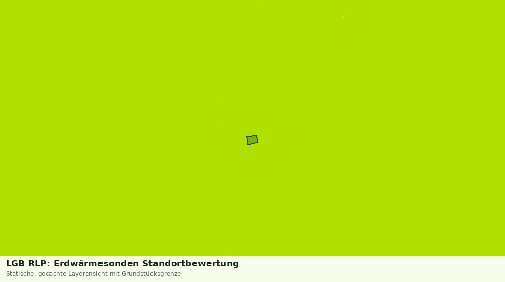 Statische Kartenansicht: LGB RLP: Erdwärmesonden Standortbewertung