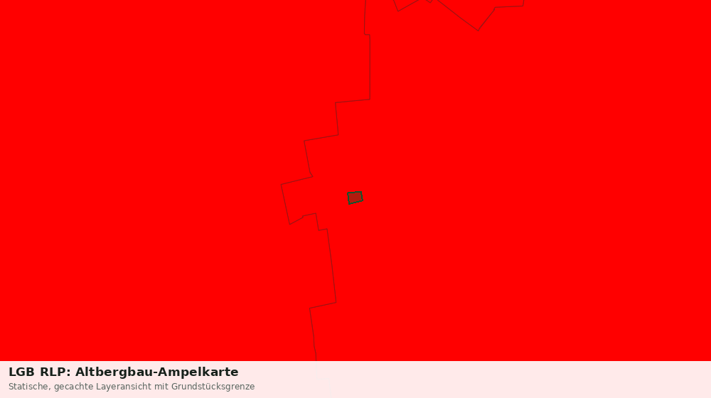 Statische Kartenansicht: LGB RLP: Altbergbau-Ampelkarte