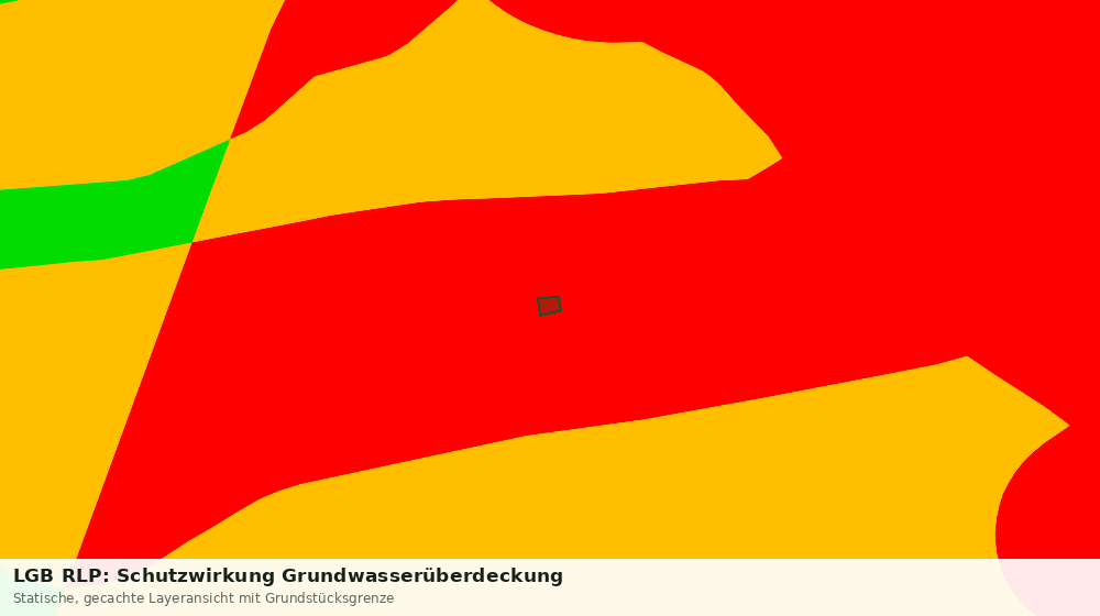 Statische Kartenansicht: LGB RLP: Schutzwirkung Grundwasserüberdeckung