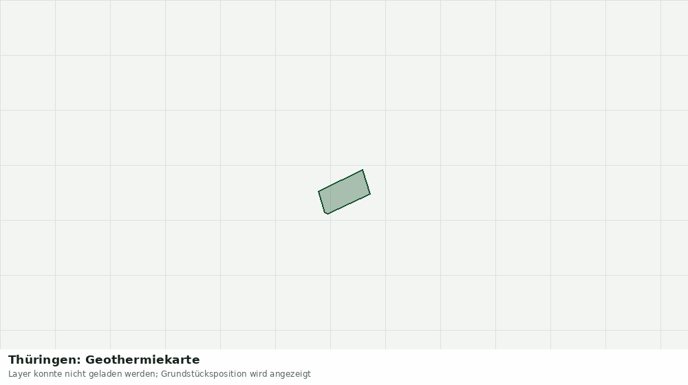 Statische Kartenansicht: Thüringen: Geothermiekarte