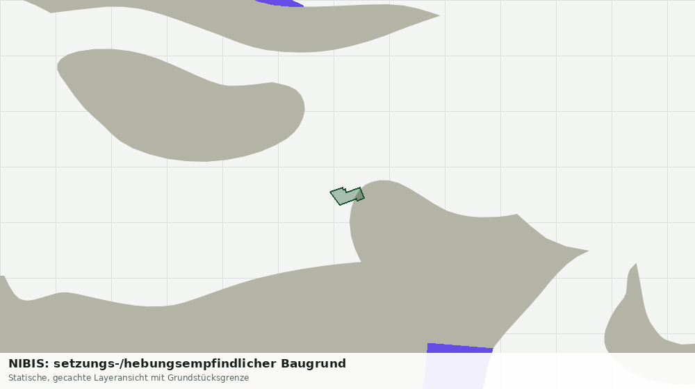 Statische Kartenansicht: NIBIS: setzungs-/hebungsempfindlicher Baugrund
