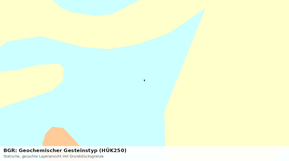 Statische Kartenansicht: BGR: Geochemischer Gesteinstyp (HÜK250)