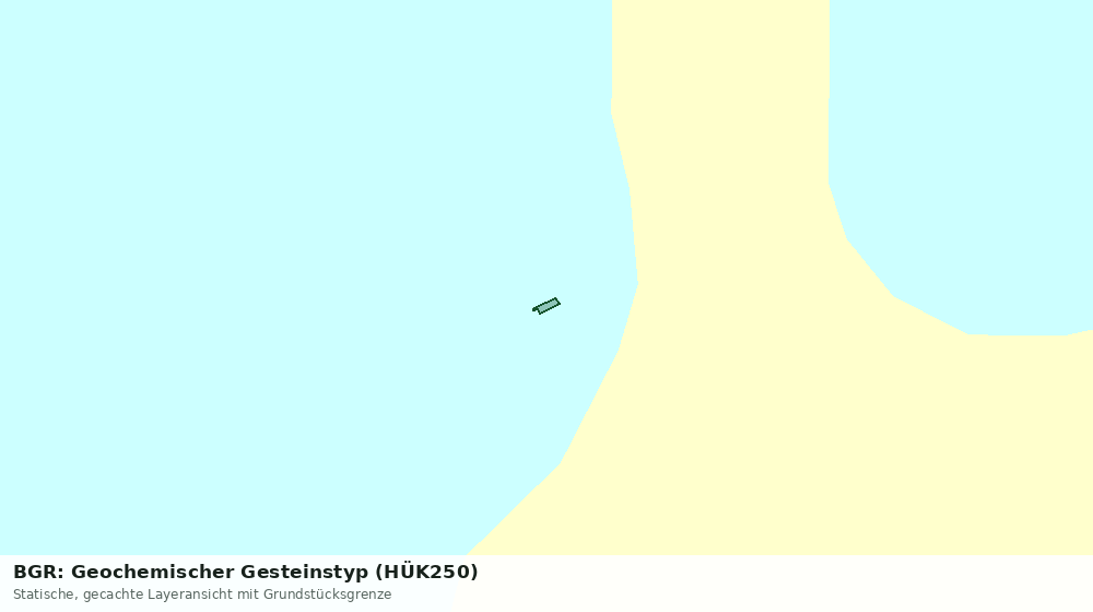 Statische Kartenansicht: BGR: Geochemischer Gesteinstyp (HÜK250)