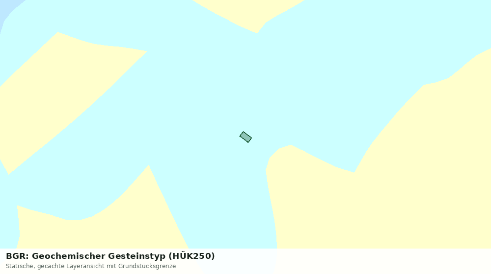 Statische Kartenansicht: BGR: Geochemischer Gesteinstyp (HÜK250)