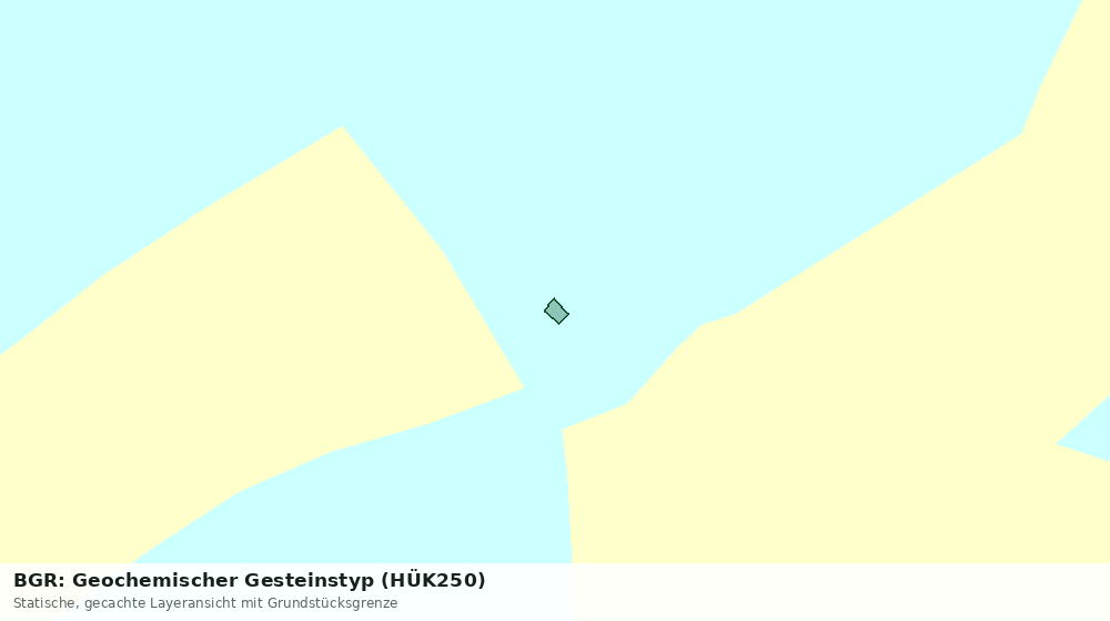 Statische Kartenansicht: BGR: Geochemischer Gesteinstyp (HÜK250)