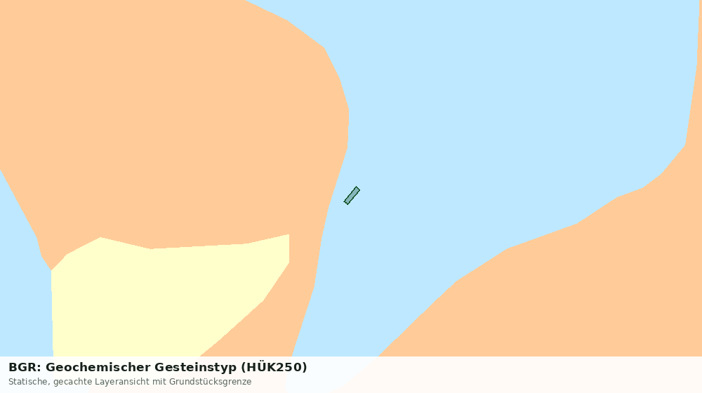 Statische Kartenansicht: BGR: Geochemischer Gesteinstyp (HÜK250)