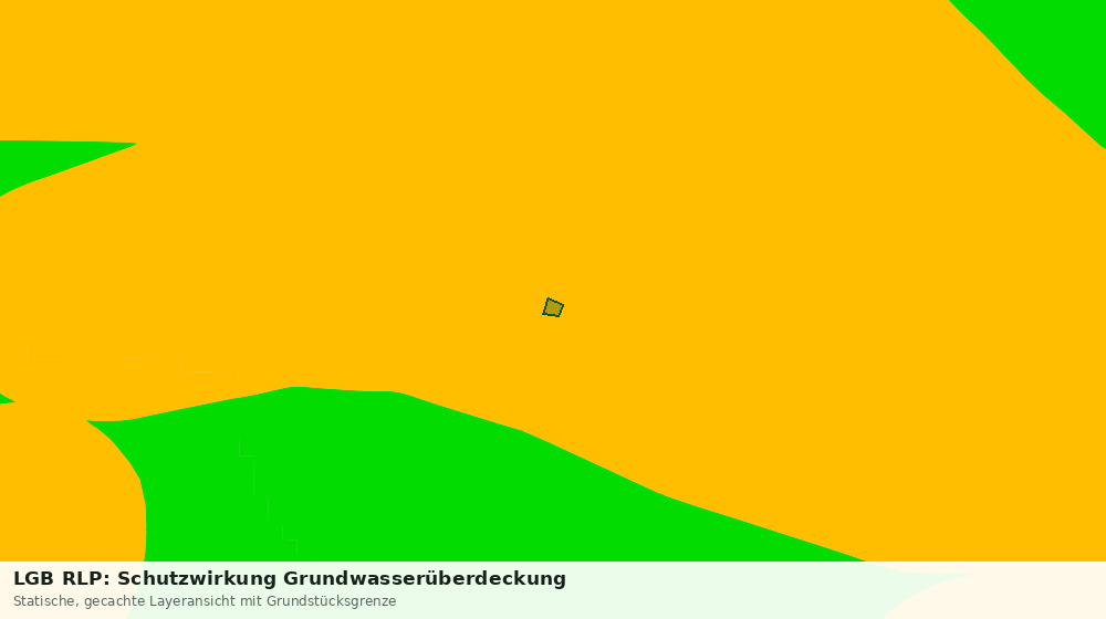 Statische Kartenansicht: LGB RLP: Schutzwirkung Grundwasserüberdeckung