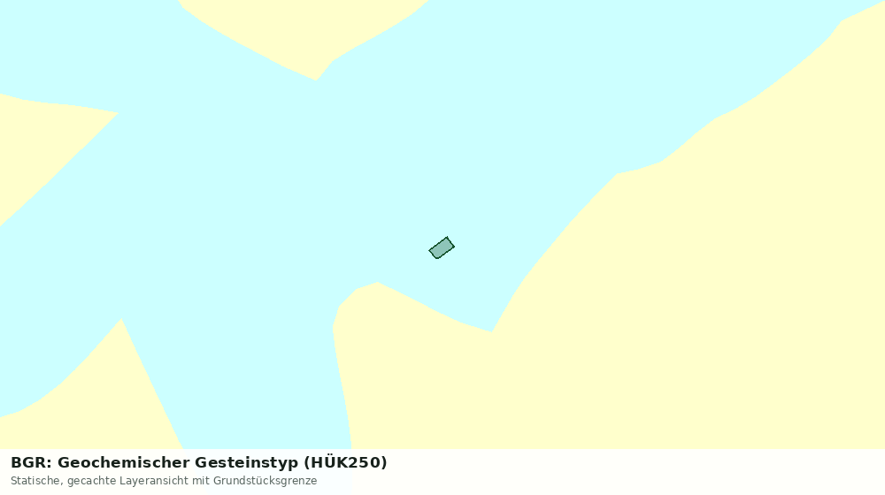Statische Kartenansicht: BGR: Geochemischer Gesteinstyp (HÜK250)