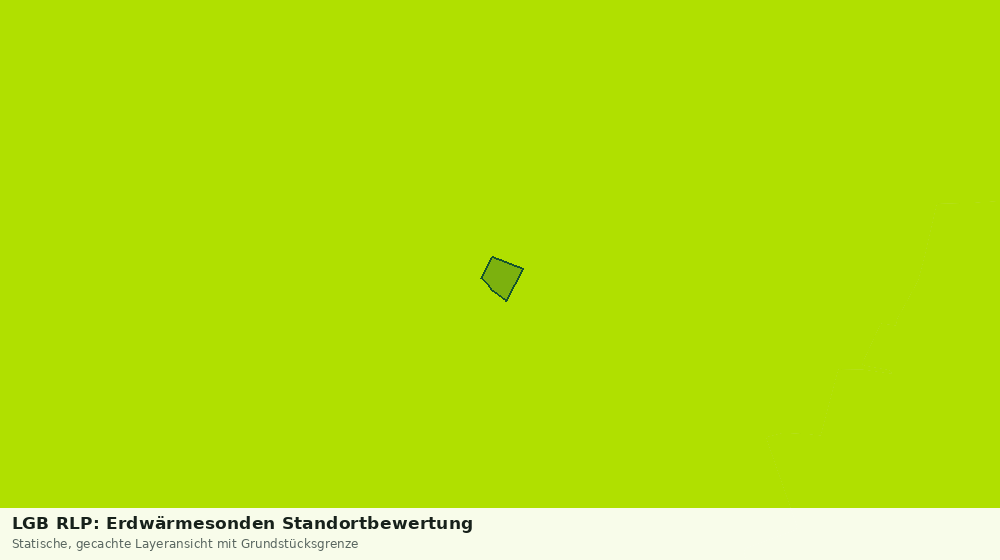 Statische Kartenansicht: LGB RLP: Erdwärmesonden Standortbewertung