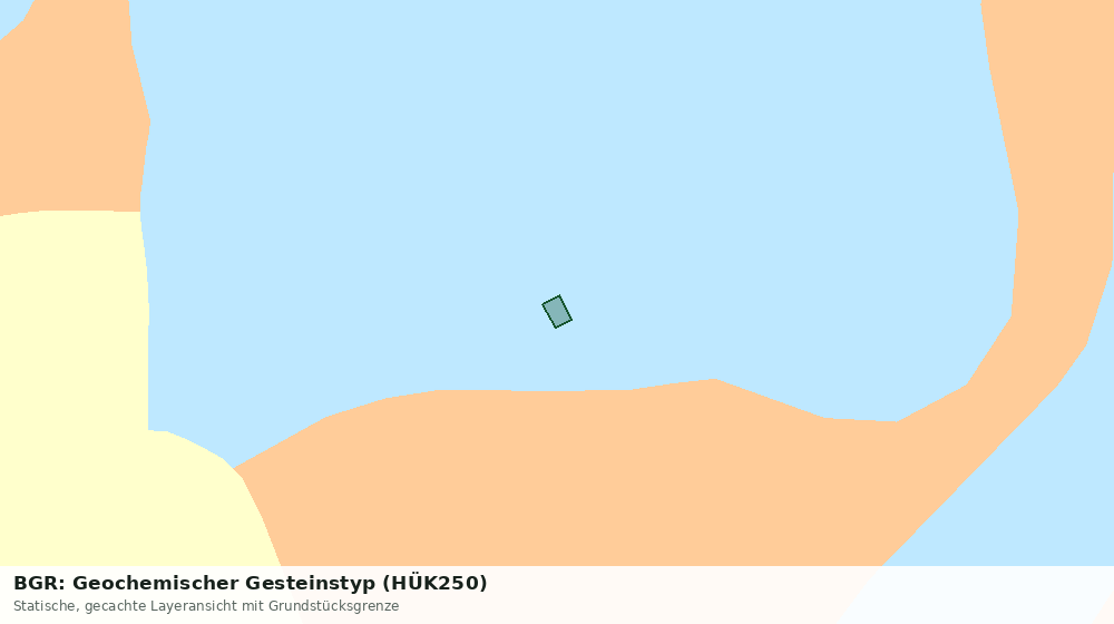 Statische Kartenansicht: BGR: Geochemischer Gesteinstyp (HÜK250)