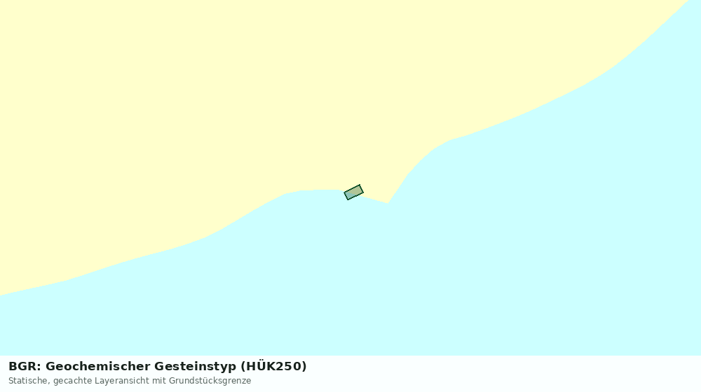 Statische Kartenansicht: BGR: Geochemischer Gesteinstyp (HÜK250)