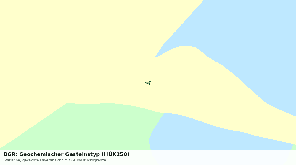 Statische Kartenansicht: BGR: Geochemischer Gesteinstyp (HÜK250)