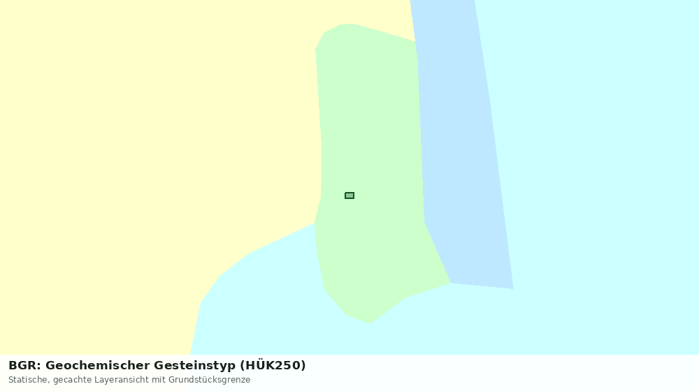Statische Kartenansicht: BGR: Geochemischer Gesteinstyp (HÜK250)