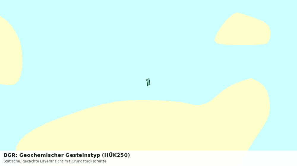 Statische Kartenansicht: BGR: Geochemischer Gesteinstyp (HÜK250)