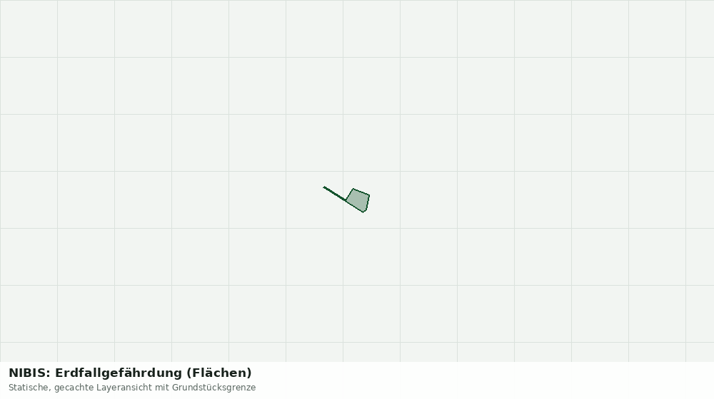 Statische Kartenansicht: NIBIS: Erdfallgefährdung (Flächen)