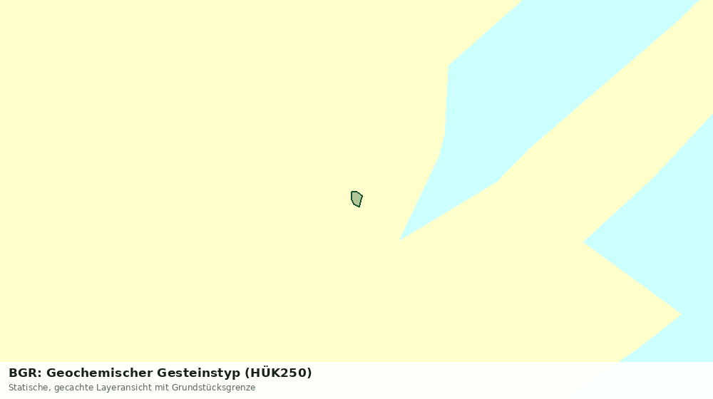 Statische Kartenansicht: BGR: Geochemischer Gesteinstyp (HÜK250)