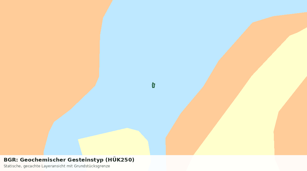Statische Kartenansicht: BGR: Geochemischer Gesteinstyp (HÜK250)