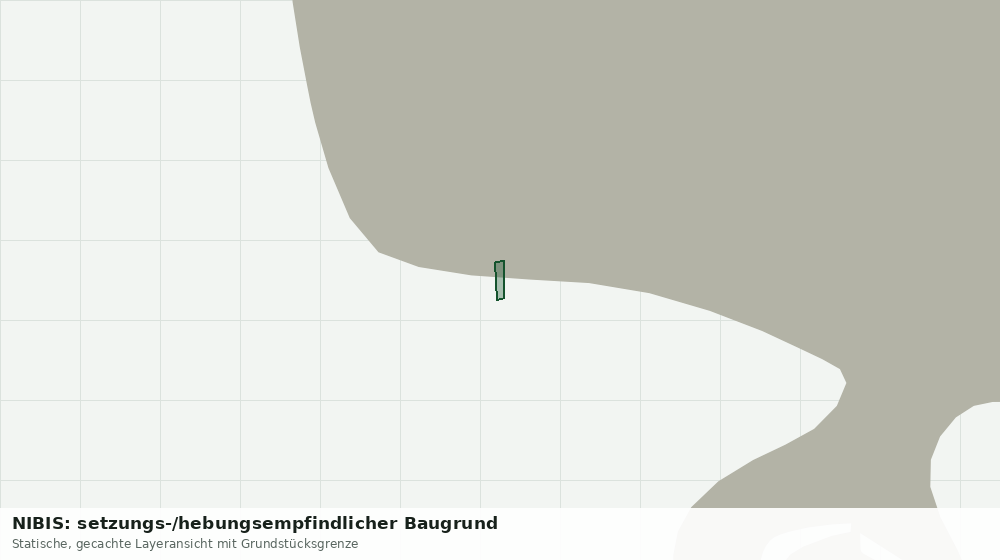 Statische Kartenansicht: NIBIS: setzungs-/hebungsempfindlicher Baugrund