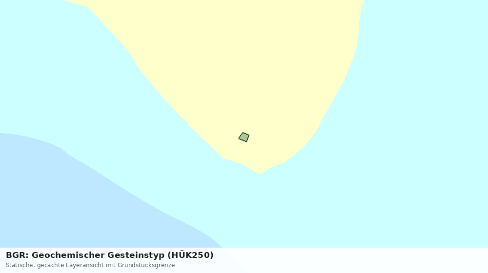 Statische Kartenansicht: BGR: Geochemischer Gesteinstyp (HÜK250)