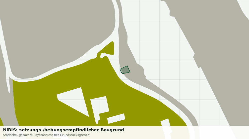 Statische Kartenansicht: NIBIS: setzungs-/hebungsempfindlicher Baugrund