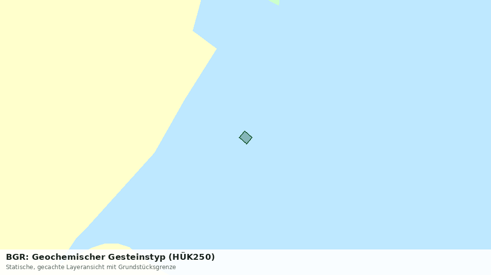 Statische Kartenansicht: BGR: Geochemischer Gesteinstyp (HÜK250)