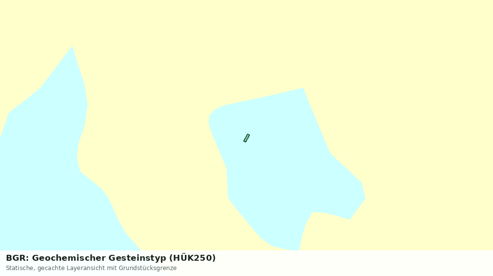 Statische Kartenansicht: BGR: Geochemischer Gesteinstyp (HÜK250)