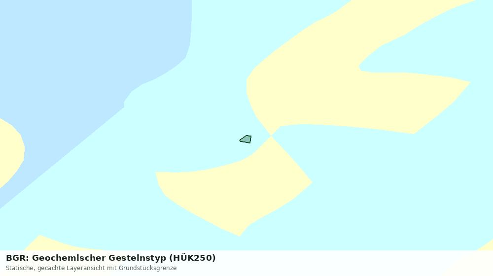 Statische Kartenansicht: BGR: Geochemischer Gesteinstyp (HÜK250)