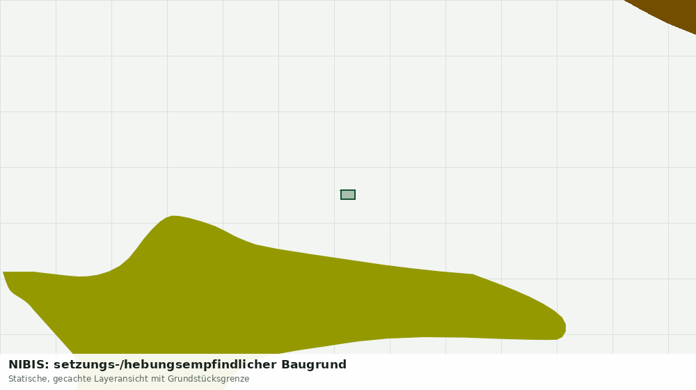 Statische Kartenansicht: NIBIS: setzungs-/hebungsempfindlicher Baugrund