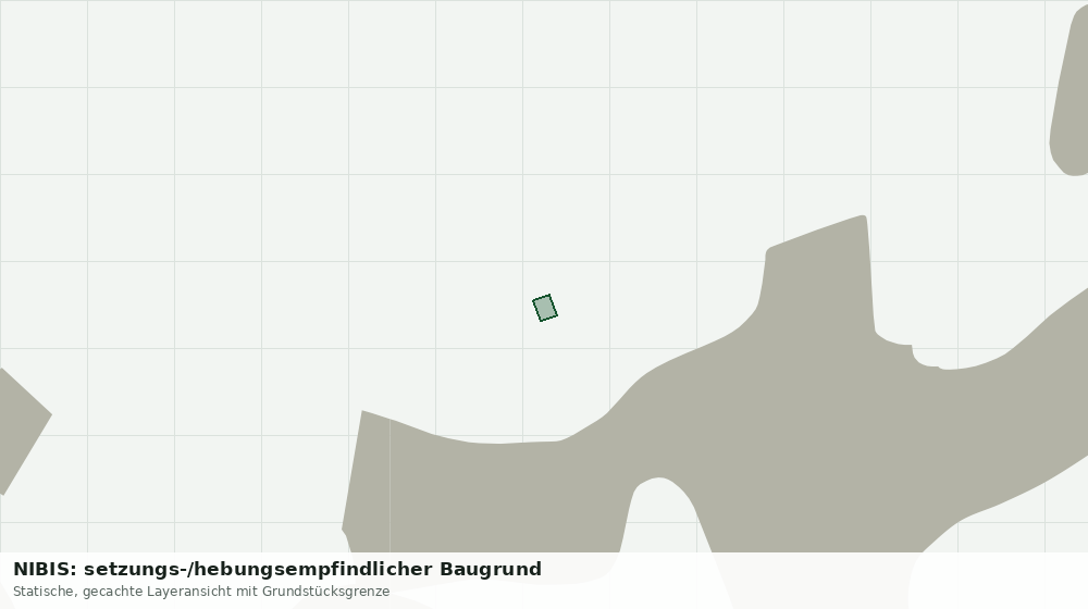 Statische Kartenansicht: NIBIS: setzungs-/hebungsempfindlicher Baugrund