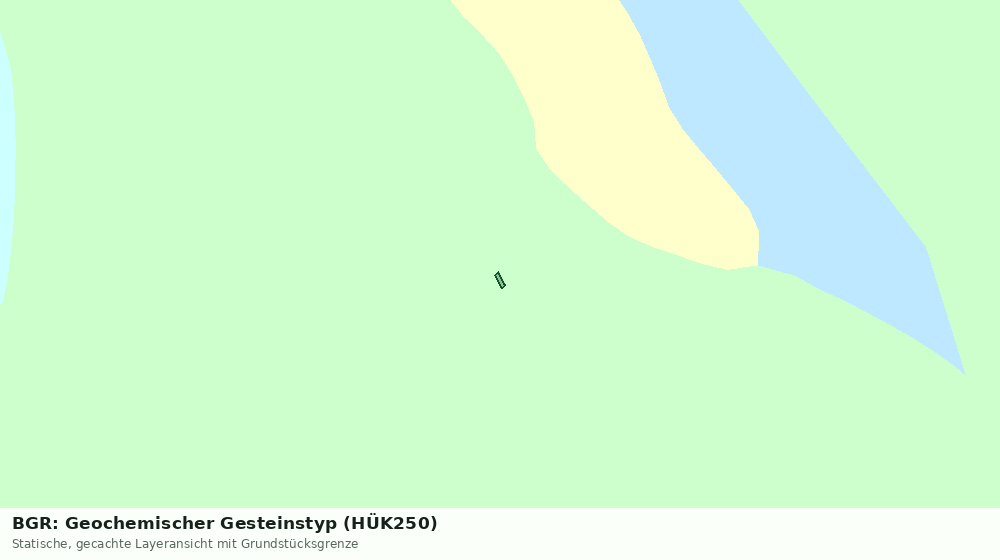 Statische Kartenansicht: BGR: Geochemischer Gesteinstyp (HÜK250)