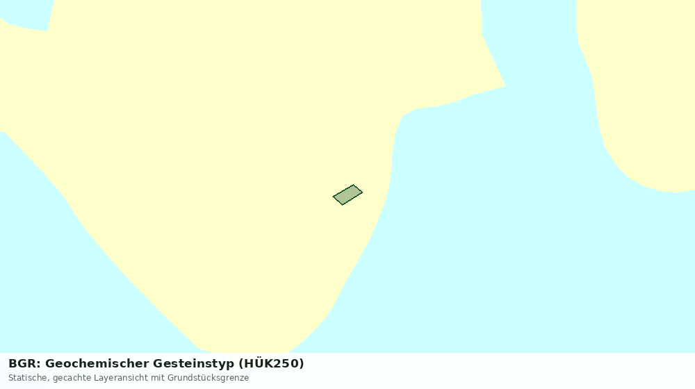 Statische Kartenansicht: BGR: Geochemischer Gesteinstyp (HÜK250)
