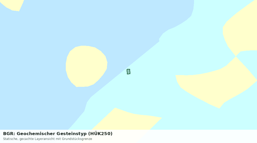 Statische Kartenansicht: BGR: Geochemischer Gesteinstyp (HÜK250)