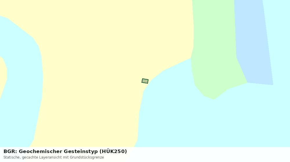 Statische Kartenansicht: BGR: Geochemischer Gesteinstyp (HÜK250)