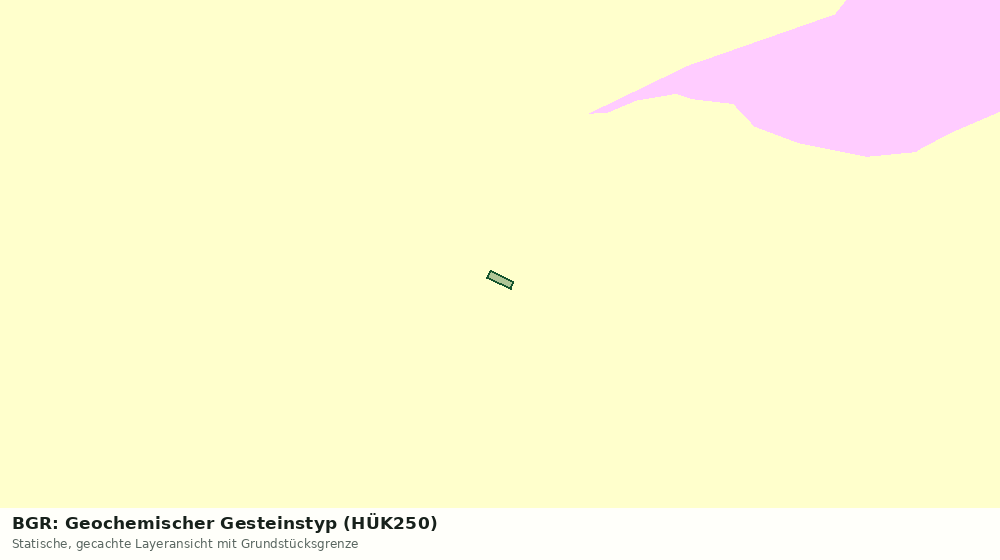 Statische Kartenansicht: BGR: Geochemischer Gesteinstyp (HÜK250)