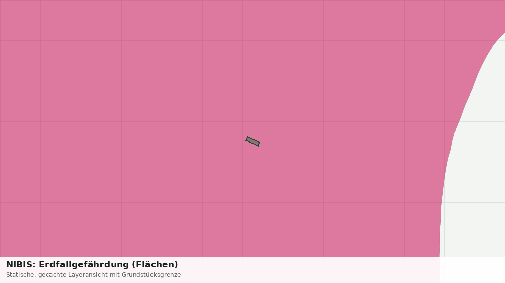 Statische Kartenansicht: NIBIS: Erdfallgefährdung (Flächen)