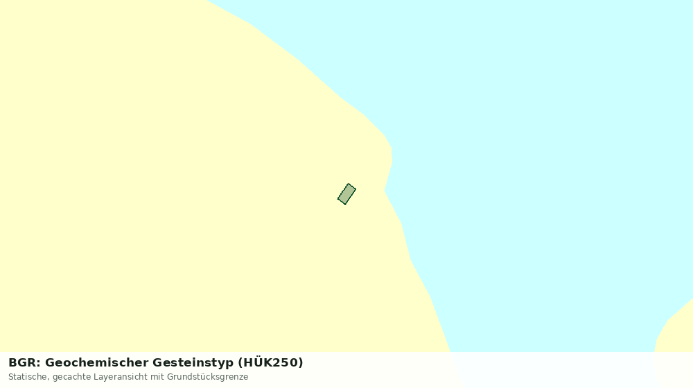 Statische Kartenansicht: BGR: Geochemischer Gesteinstyp (HÜK250)