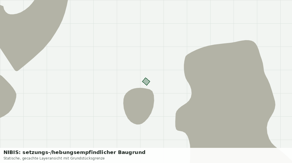 Statische Kartenansicht: NIBIS: setzungs-/hebungsempfindlicher Baugrund