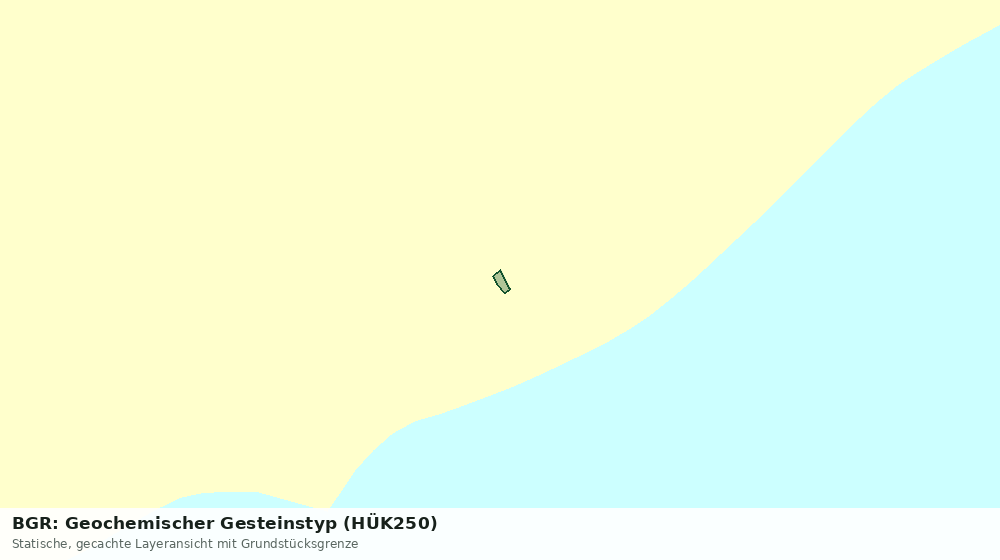 Statische Kartenansicht: BGR: Geochemischer Gesteinstyp (HÜK250)