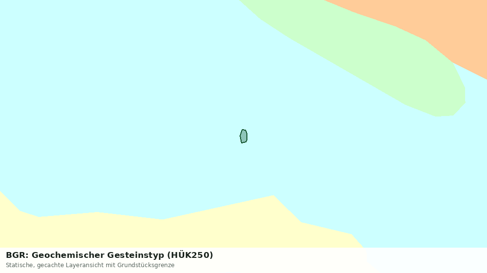 Statische Kartenansicht: BGR: Geochemischer Gesteinstyp (HÜK250)