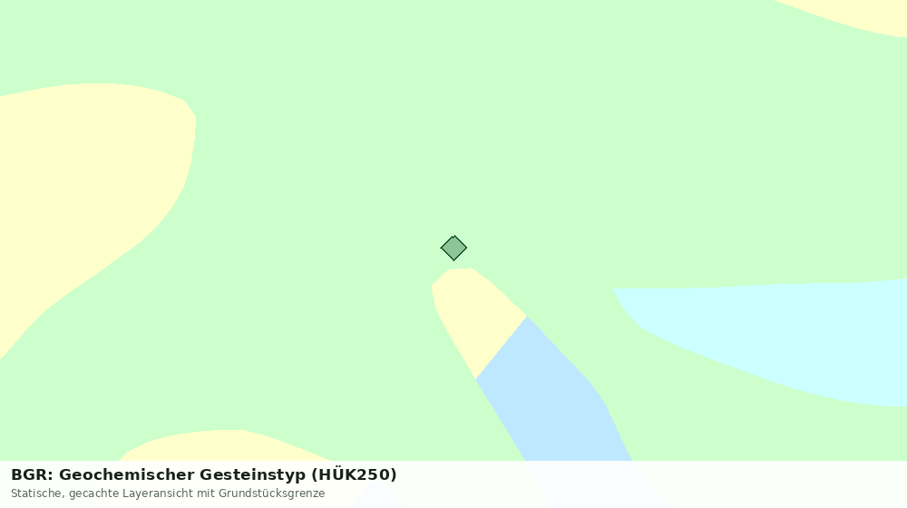 Statische Kartenansicht: BGR: Geochemischer Gesteinstyp (HÜK250)